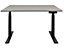 Schreibtisch elektrisch höhenverstellbar Josi | BxT 1200 x 800 mm | Gestell Weiß | Schwarz-Panama Eiche | Novigami